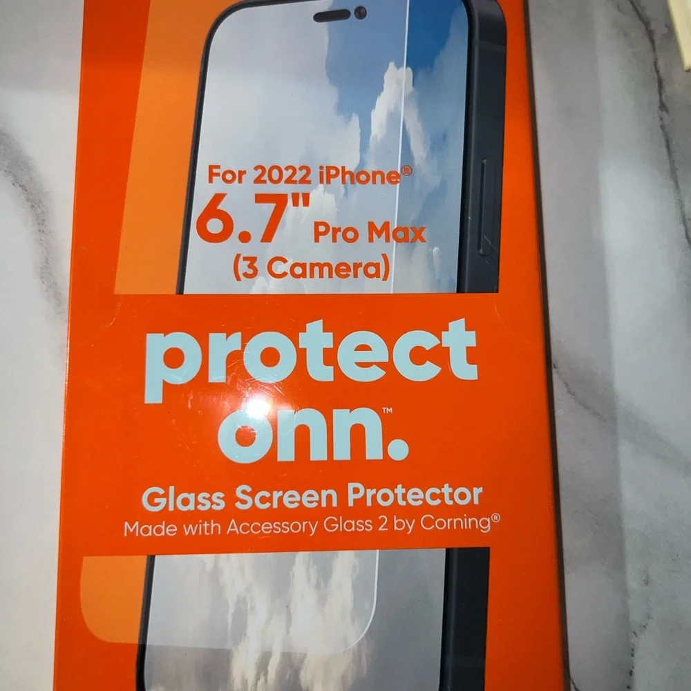On Running Orange Glass Screen Protector for iPhone 6.7